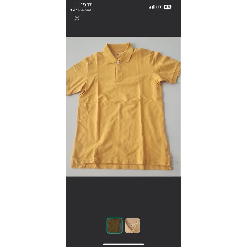 Uniqlo Polo Yellow