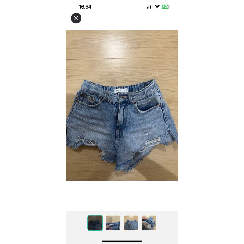 Zara Denim Short